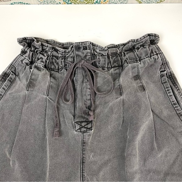 Free People Margaret Paperbag High Waisted Pants Medium Gray - Picture 7 of 14